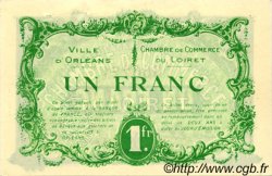 1 Franc FRANCE régionalisme et divers Orléans 1915 JP.095.06 TTB à SUP
