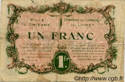 1 Franc FRANCE régionalisme et divers Orléans 1917 JP.095.17 TB