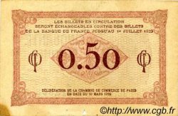 50 Centimes FRANCE régionalisme et divers Paris 1920 JP.097.10 TB
