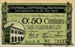 50 Centimes FRANCE régionalisme et divers Perpignan 1917 JP.100.21