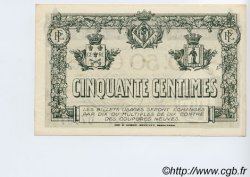 50 Centimes FRANCE regionalism and miscellaneous Perpignan 1919 JP.100.25 AU+