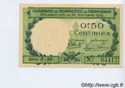 50 Centimes FRANCE régionalisme et divers Perpignan 1919 JP.100.27 SPL à NEUF