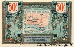50 Centimes FRANCE régionalisme et divers Alais, Arles, Avignon, Gap, Marseille, Nîmes, Toulon 1918 JP.102.01 SPL à NEUF