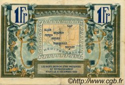 1 Franc FRANCE régionalisme et divers Alais, Arles, Avignon, Gap, Marseille, Nîmes, Toulon 1918 JP.102.04 TTB à SUP