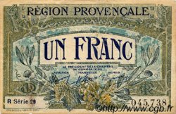 1 Franc FRANCE régionalisme et divers Alais, Arles, Avignon, Gap, Marseille, Nîmes, Toulon 1918 JP.102.12 TTB à SUP