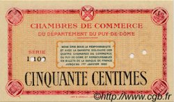 50 Centimes Annulé FRANCE régionalisme et divers Puy-De-Dôme 1920 JP.103.02 SPL à NEUF