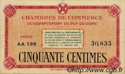 50 Centimes FRANCE régionalisme et divers Puy-De-Dôme 1918 JP.103.03 TTB à SUP