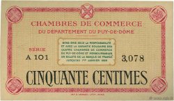 50 Centimes FRANCE régionalisme et divers Puy-De-Dôme 1920 JP.103.12 SPL à NEUF
