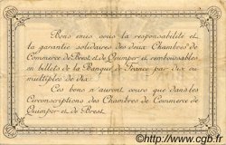 50 Centimes FRANCE régionalisme et divers Quimper et Brest 1915 JP.104.01 TTB à SUP
