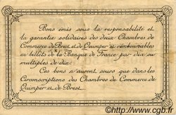 50 Centimes FRANCE régionalisme et divers Quimper et Brest 1915 JP.104.04 TTB à SUP