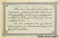 1 Franc FRANCE régionalisme et divers Quimper et Brest 1917 JP.104.08 SPL à NEUF