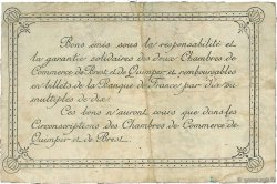 2 Francs FRANCE régionalisme et divers Quimper et Brest 1922 JP.104.24 TTB à SUP