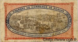 1 Franc FRANCE régionalisme et divers Roanne 1917 JP.106.12 TB