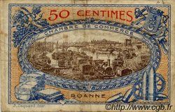 50 Centimes FRANCE régionalisme et divers Roanne 1917 JP.106.15 TB