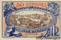 50 Centimes FRANCE régionalisme et divers Roanne 1917 JP.106.16 TTB à SUP