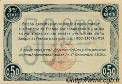 50 Centimes FRANCE régionalisme et divers Rochefort-Sur-Mer 1915 JP.107.11 SPL à NEUF