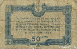 50 Centimes FRANCE régionalisme et divers Rodez et Millau 1917 JP.108.11 TB