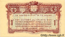 1 Franc Annulé FRANCE régionalisme et divers Rodez et Millau 1921 JP.108.19 SPL à NEUF