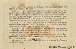 50 Centimes FRANCE régionalisme et divers Rouen 1915 JP.110.07 TTB à SUP