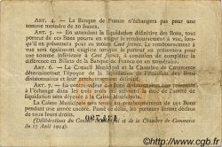 50 Centimes FRANCE régionalisme et divers Rouen 1915 JP.110.07 TB