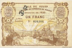 1 Franc FRANCE régionalisme et divers Rouen 1920 JP.110.62 SPL à NEUF