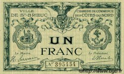 1 Franc FRANCE régionalisme et divers Saint-Brieuc 1918 JP.111.06 SPL à NEUF