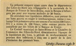 50 Centimes FRANCE régionalisme et divers Saint-Brieuc 1918 JP.111.13 SPL à NEUF