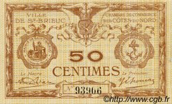 50 Centimes FRANCE régionalisme et divers Saint-Brieuc 1918 JP.111.17 TTB à SUP
