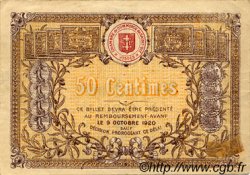 50 Centimes FRANCE régionalisme et divers Saint-Die 1915 JP.112.01 TTB à SUP
