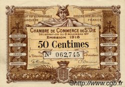 50 Centimes FRANCE régionalisme et divers Saint-Die 1917 JP.112.10 SPL à NEUF