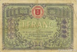 1 Franc FRANCE régionalisme et divers Saint-Die 1920 JP.112.19 TB