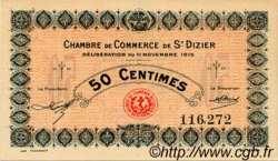 50 Centimes FRANCE régionalisme et divers Saint-Dizier 1915 JP.113.01