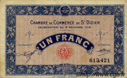 1 Franc FRANCE régionalisme et divers Saint-Dizier 1916 JP.113.14 TB