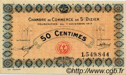 50 Centimes FRANCE régionalisme et divers Saint-Dizier 1917 JP.113.15 SPL à NEUF
