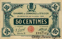 50 Centimes FRANCE régionalisme et divers Saint-Dizier 1920 JP.113.17 TTB à SUP
