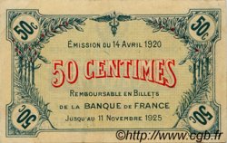 50 Centimes FRANCE régionalisme et divers Saint-Dizier 1920 JP.113.17 TTB à SUP