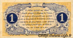 1 Franc FRANCE régionalisme et divers Saint-Étienne 1914 JP.114.01 SPL à NEUF