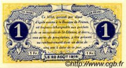 1 Franc FRANCE régionalisme et divers Saint-Étienne 1914 JP.114.04 SPL à NEUF