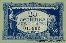 25 Centimes FRANCE régionalisme et divers Saint-Étienne 1921 JP.114.05 SPL à NEUF