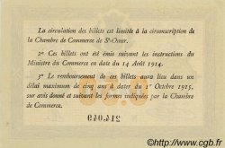 50 Centimes FRANCE régionalisme et divers Saint-Omer 1914 JP.115.01 SPL à NEUF