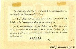 1 Franc FRANCE régionalisme et divers Saint-Omer 1914 JP.115.04 TTB à SUP