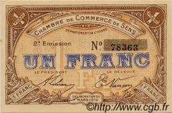 1 Franc FRANCE régionalisme et divers Sens 1916 JP.118.04 SPL à NEUF