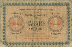 1 Franc FRANCE régionalisme et divers Tarare 1922 JP.119.34 TB