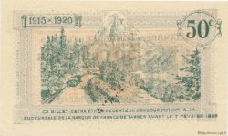 50 Centimes FRANCE régionalisme et divers Tarbes 1915 JP.120.01 SPL à NEUF