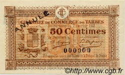 50 Centimes Annulé FRANCE régionalisme et divers Tarbes 1915 JP.120.03 SPL à NEUF