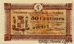 50 Centimes FRANCE régionalisme et divers Tarbes 1915 JP.120.08 TTB à SUP