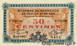 50 Centimes FRANCE régionalisme et divers Toulon 1917 JP.121.18 SPL à NEUF
