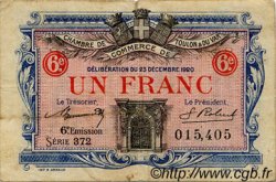 1 Franc FRANCE régionalisme et divers Toulon 1920 JP.121.31 TB