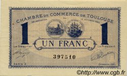 1 Franc FRANCE régionalisme et divers Toulouse 1920 JP.122.43 TTB à SUP