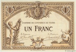 1 Franc Spécimen FRANCE régionalisme et divers Tours 1915 JP.123.02 SPL à NEUF